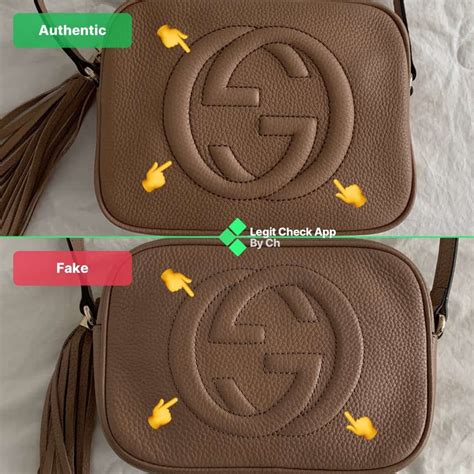 real gucci bag vs fake|gucci soho bag authentication.